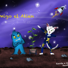 Mi Proyecto del curso: Cuento "Mi amigo el Alien". Un proyecto de Educación de dvilca - 30.06.2019
