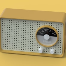 Radio SK 25 de Braun. Design industrial projeto de Diego Nanni - 22.04.2019