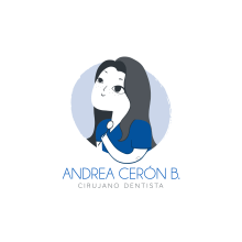 Andrea Cerón Cirujano Dentista. Design, Ilustração tradicional, Br, ing e Identidade, e Design gráfico projeto de Amún Naíme Cerón Alé - 27.07.2017