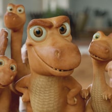 Dinosaurus. 3D, Design de personagens, Animação de personagens, Animação 3D, Modelagem 3D, e Design de personagens 3D projeto de Miguel Miranda - 19.07.2018