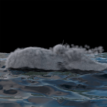 Submarino emergiendo. Un proyecto de 3D, VFX y Postproducción audiovisual de Juan Cubero Armendariz - 06.07.2019