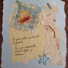 Mi Proyecto del curso: Técnicas de bordado experimental sobre papel. Embroider project by María Arreola - 07.07.2019