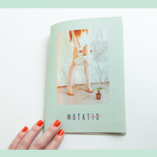 Editorial y Fanzine Mutatio.. Un proyecto de Diseño, Fotografía y Diseño editorial de Monique Nica - 09.07.2019