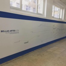 Rotulación e instalación Facultad Bellas Artes, Madrid. Design, Publicidade, e Marketing projeto de LJ Graphic - 02.07.2019