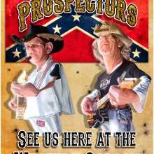 The Prospectors. Traditional illustration, Drawing, Digital Illustration, and Graphic Humor project by Omar Méndez Orons - 05.07.2015