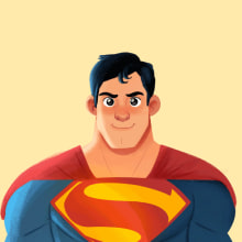 Superman+gif. Un proyecto de Animación 2D de Diana Hernandez - 05.07.2019