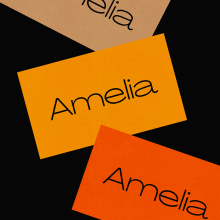 Amelia - Slow fashion branding design . Br e ing e Identidade projeto de Agustin Sapio - 22.07.2019