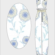 Mi Proyecto del curso: Diseño de estampados textiles. Un proyecto de Diseño de moda de Hannah - 24.07.2019