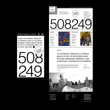 New digital portal for "Fundació Catalunya La Pedrera". UX / UI, Web Design, and Mobile Design project by Agustin Sapio - 07.25.2019
