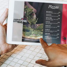 Menú digital para pizzería. Graphic Design project by Noelia Vannelli - 03.28.2019