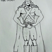 Mi Proyecto del curso: Ilustración para cómics: anatomía de un superhéroe. Desenho projeto de maricarmenmma - 29.07.2019