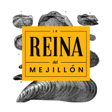 La Reina del Mejillón. Un projet de Br, ing et identité , et Création de logos de Marta On Mars - 26.04.2017
