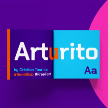 Arturito / Free Font. Un proyecto de Tipografía de Cristian Tournier - 13.08.2019