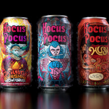 BEER PACK - HOCUS POCUS. Design, and 3D project by Arthur Xavier - 08.13.2019