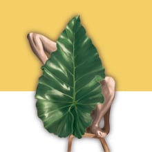 Human Leaf. Un proyecto de Diseño, Ilustración tradicional, Diseño gráfico, Creatividad, Dibujo, Ilustración digital y Dibujo realista de Ana Valverde Prieto - 26.05.2018