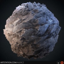 Granite Cliff Rock. Un proyecto de 3D y Videojuegos de Alexander Campos - 22.08.2019