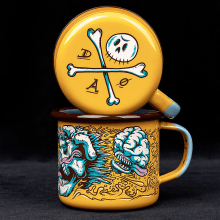 Una Taza de Café para Dead Or Alive Coffee. Un proyecto de Ilustración tradicional de Marcos Cabrera - 22.08.2019