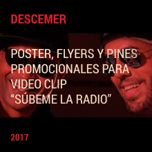 POSTER "SÚBEME LA RADIO". Design, Graphic Design, and Poster Design project by Alejandro Cervantes - 03.10.2017