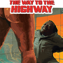 Cartel para el film "Jesus Shows You the Way to the Highway". Digital Illustration project by Jesús Rodríguez Santos - 07.02.2019