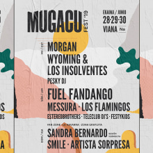 MUGACU fest 2019. Un progetto di Direzione artistica, Graphic design e Design di loghi di Antton Ugarte Ibarrondo - 04.09.2019