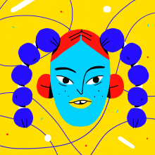 Faces . Ilustração e Ilustração digital projeto de Chabaski - 04.09.2019