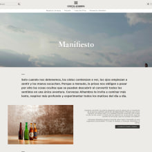 Maquetación Landing Pages - Web Site Cervezas Alhambra. Un proyecto de Programación y HTML de Álvaro Alcibi Baquero - 05.09.2019