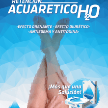 Display Acuaretico H2O. Graphic Design project by Abel Macineiras - 09.06.2018
