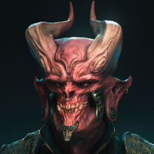 El Diablo. 3D Character Design project by Antar Castro - 09.09.2019