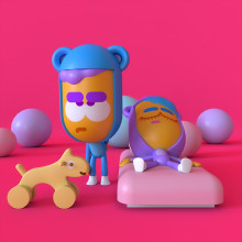 Sleeping Beauty. 3D Animation, and 3D Character Design project by Andreé Chujutally Mejía - 09.09.2019