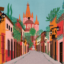 México cuenta. Ilustração tradicional projeto de Catalina Vásquez - 16.09.2019