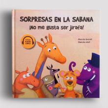Cuento, Sorpresas en la Sabana. Un proyecto de Ilustración infantil de Elisenda Adell - 17.01.2019