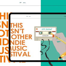 Propuesta web - Festival OFFF. Een project van Webdesign van ERRE. Estudio - 19.09.2019