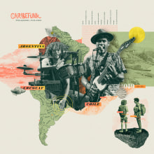 Proyecto: Collage digital Caribefunk. Design, Editorial Design, Graphic Design, and Collage project by Rich - 09.24.2019