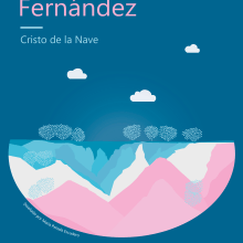 Cartel fiestas patronales Valdenuño 2019. Design gráfico, e Design de cartaz projeto de María Pereda Escudero - 01.09.2019