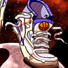 ''Be on ma shoes fella''. Traditional illustration, Drawing, and Digital Illustration project by Rojo Martínez - 09.27.2019