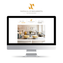 Identidad Visual, Web. Natalia Zubizarreta Interiorismo. Br, ing, Identit, Graphic Design, Web Design, and Logo Design project by Kënsla - 03.30.2018