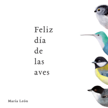 Cartel para el Día de las aves. Un proyecto de Ilustración de María León - 05.10.2019