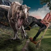 Fotografía creativa y fotocomposición con Photoshop - Jurassic Park. Fotografia, e Gestão de design projeto de Juan María Algaba Martínez - 05.10.2019