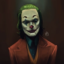 The Joker. Un proyecto de Ilustración digital de Cstevenart - 06.10.2019