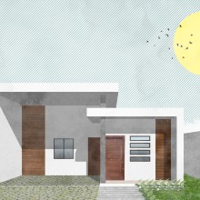 Casa 110m2. Un proyecto de Arquitectura de Fernanda Polanco - 07.10.2019