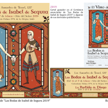 Las Bodas de Isabel de Segura 2019. Design, Traditional illustration, Comic, Poster Design, and Digital Illustration project by Sara Jotabé - 02.01.2019
