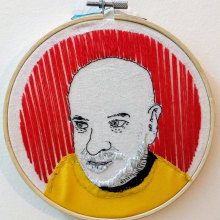 My project in Creation of Embroidered Portraits course. Embroider project by Leonardo Santiago Meyer - 10.10.2019