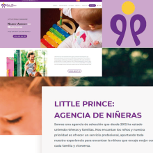 Web Little Prince Barcelona. Web Design projeto de JGM - 10.10.2019