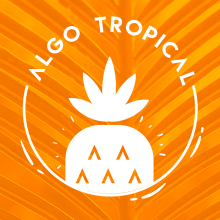 Algo tropical logo . Un proyecto de Diseño y Diseño de logotipos de Yeimy Herrera - 10.10.2019