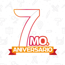 7mo. Aniversario de Interacción Total. Logo Design project by Jesús Chan Braga - 10.08.2019