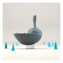 pequeños amigos. 3D, Character Design, 3D Animation, and 3D Character Design project by María Luquero - 10.13.2019