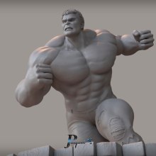 El Increíble Hulk. 3D project by Jose L. Payo - 10.18.2019