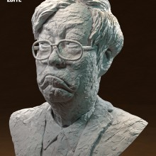 Clay Sculpt of Satoshi Nakamoto. 3D, Sculpture, and 3D Modeling project by jose hernandez - 10.19.2019