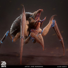 Alien Insect - Starship Tremors. 3D, and 3D Modeling project by jose hernandez - 10.20.2019