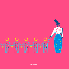 EL MUNDO. Clonación humana. Un proyecto de Ilustración tradicional y Diseño Web de Del Hambre - 24.10.2019